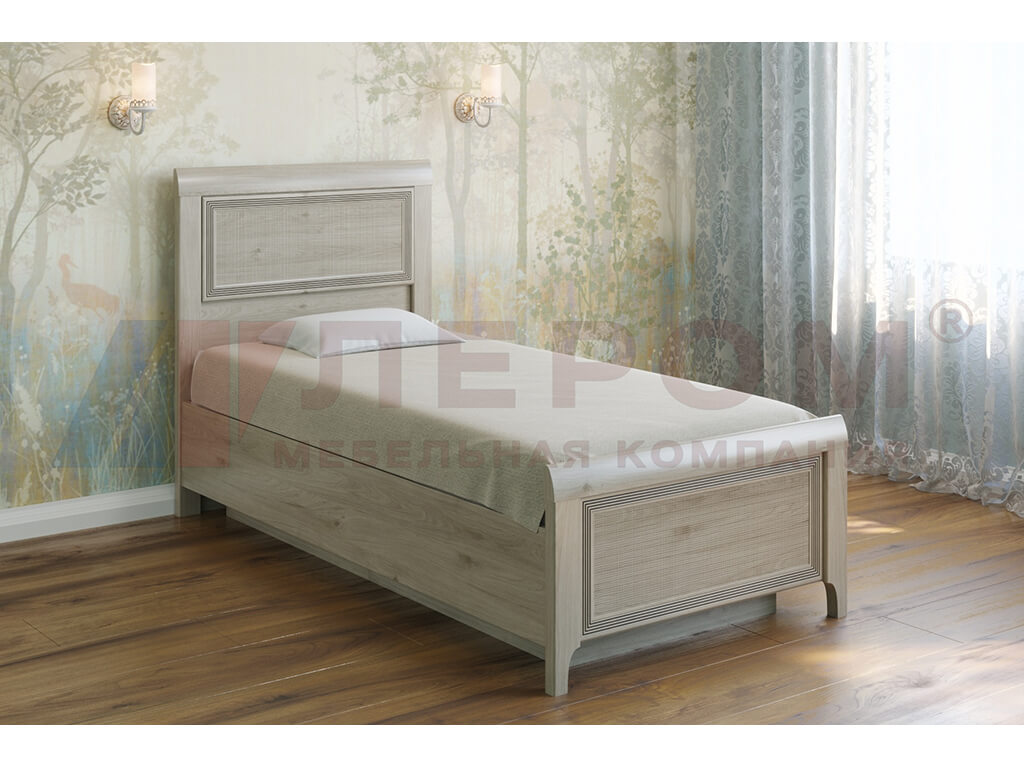Кровать с ортопедом КР-1025 900х1900 Гикори Джексон светлый купить в ...