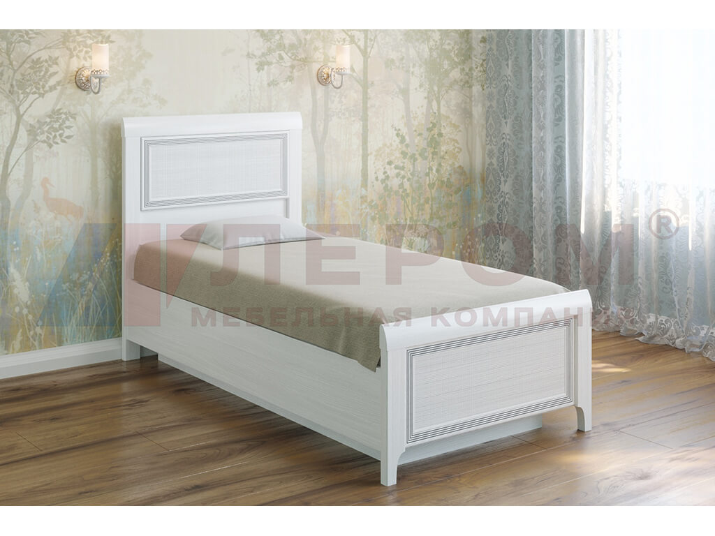 Кровать с ортопедом КР-1025 900х1900 Снежный Ясень купить в интернет ...